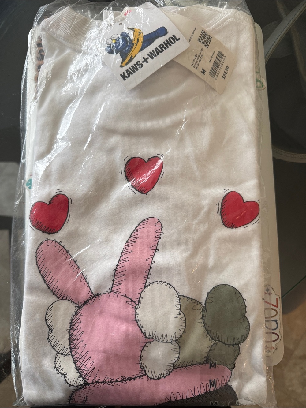 Kaws + Warhol Bunny Top Brand new